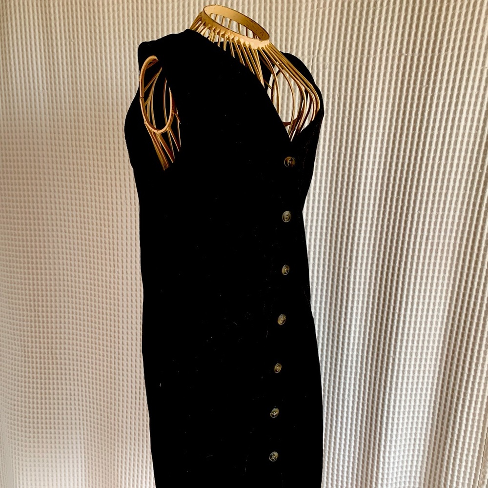 Karen Scott | Button-Up Corduroy Dress